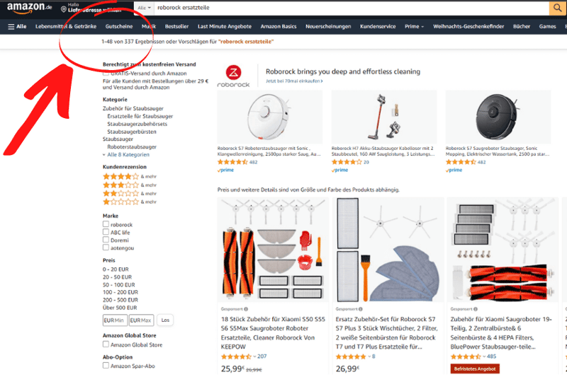 Suchergebnis bei Amazon für den Begriff Roborock Ersatzteile